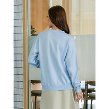 Load image into Gallery viewer, Asiro Violet Top Knitted Outerwear Pakaian Atasan Wanita