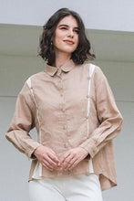 Load image into Gallery viewer, Asiro Mefira Top Linen Atasan Wanita