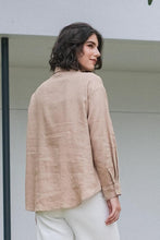 Load image into Gallery viewer, Asiro Mefira Top Linen Atasan Wanita