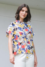 Load image into Gallery viewer, Asiro Geona Pure Linen Blouse Multi Atasan Wanita