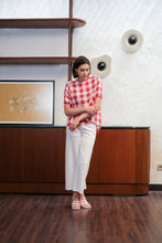 Load image into Gallery viewer, Asiro Greesa Blouse Pakaian Wanita Atasan Linen