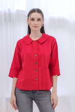 Load image into Gallery viewer, Asiro Olly Linen Top Atasan Wanita