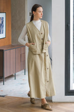 Load image into Gallery viewer, Asiro Razel Set Linen Atasan Bawahan Wanita