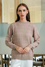 Load image into Gallery viewer, Asiro Violet Top Knitted Outerwear Pakaian Atasan Wanita