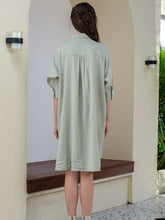 Load image into Gallery viewer, Asiro Zila Linen Dress Wanita Gaun Wanita