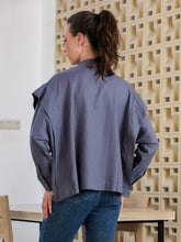 Load image into Gallery viewer, Asiro Lola Blouse Linen Top Atasan Wanita Lengan Panjang