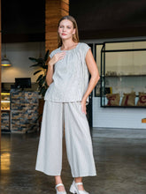 Load image into Gallery viewer, Asiro Briza Set Linen Setelan Wanita Stripe