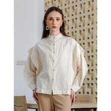 Load image into Gallery viewer, Asiro Lola Blouse Linen Top Atasan Wanita Lengan Panjang