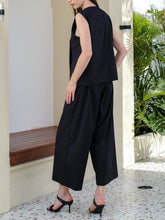 Load image into Gallery viewer, Asiro Aurel One Set Stripe Woolstretch Setelan Wanita