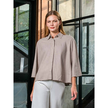 Load image into Gallery viewer, Asiro Kyo Linen Blouse Kemeja Atasan Wanita