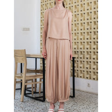 Load image into Gallery viewer, Asiro Lea One Set Polycotton Setelan Wanita Tanpa Lengan