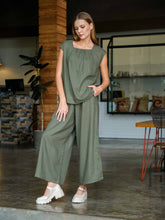 Load image into Gallery viewer, Asiro Briza Set Linen Setelan Wanita Stripe