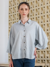 Load image into Gallery viewer, Asiro Zee Blouse Stripe Kemeja Polycotton Atasan Wanita