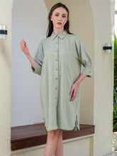 Load image into Gallery viewer, Asiro Zila Linen Dress Wanita Gaun Wanita