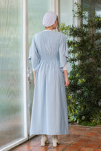 Load image into Gallery viewer, Asiro Humaira Cotton Flowy Dress Gaun Gamis Panjang Lembut Katun Wanita