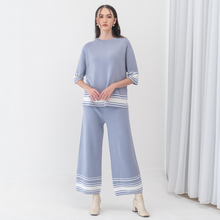Load image into Gallery viewer, Asiro Helma Knitted Blouse Jemy Knitted Pants Sets Wanita