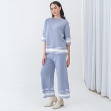 Load image into Gallery viewer, Asiro Helma Knitted Blouse Jemy Knitted Pants Sets Wanita