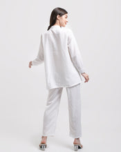 Load image into Gallery viewer, Cotton Set Oriel Blouse Byan Pants White