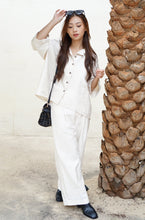 Load image into Gallery viewer, Isabele Micah Linen Sets Cream