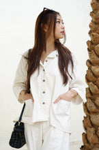 Load image into Gallery viewer, Isabele Micah Linen Sets Cream