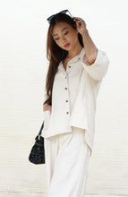 Load image into Gallery viewer, Isabele Micah Linen Sets Cream