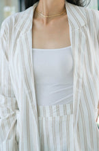 Load image into Gallery viewer, Esme Blazer Azka Pants Pure Linen Sets Mocca