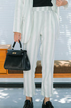 Load image into Gallery viewer, Mia Pure Linen Blazer Fely Pants Mint Green