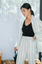 Load image into Gallery viewer, Mia Pure Linen Blazer Fely Pants Mint Green