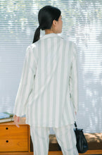 Load image into Gallery viewer, Mia Pure Linen Blazer Fely Pants Mint Green