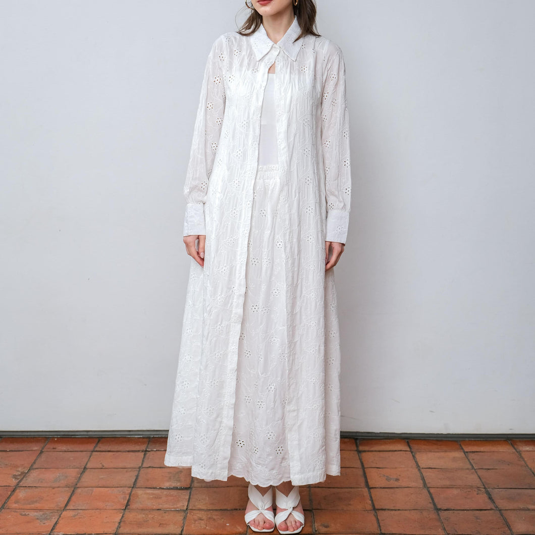 Asiro Jennaira Dress Cotton Bordir Gaun Wanita