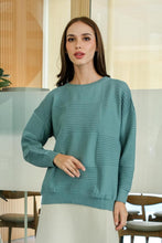 Load image into Gallery viewer, Asiro Mevi Top Knitted Outerwear Pakaian Atasan Wanita
