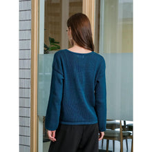 Load image into Gallery viewer, Asiro Aleya Top Knitted Outerwear Pakaian Atasan Wanita
