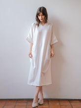 Load image into Gallery viewer, Asiro Zelmira Dress Linen Cotton Korea Gaun Wanita
