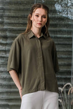 Load image into Gallery viewer, Asiro Becca Top Linen Kemeja Atasan Wanita
