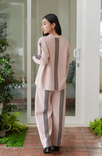 Load image into Gallery viewer, Ciara Knitted Blouse Caden Knitted Pants Dusty Pink
