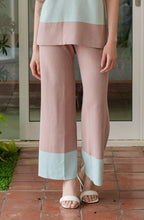 Load image into Gallery viewer, Naomi Knitted Blouse Aqua Blue Anneth Knitted Pants Sand
