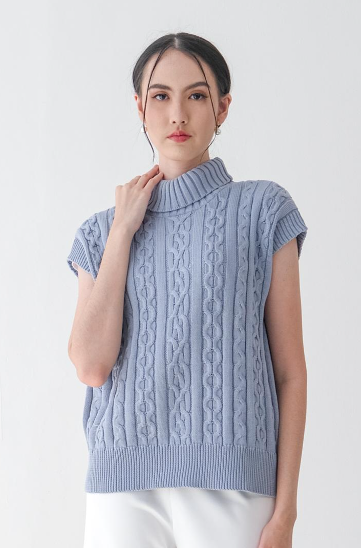 Erka Knitted Blouse Atasan Wanita