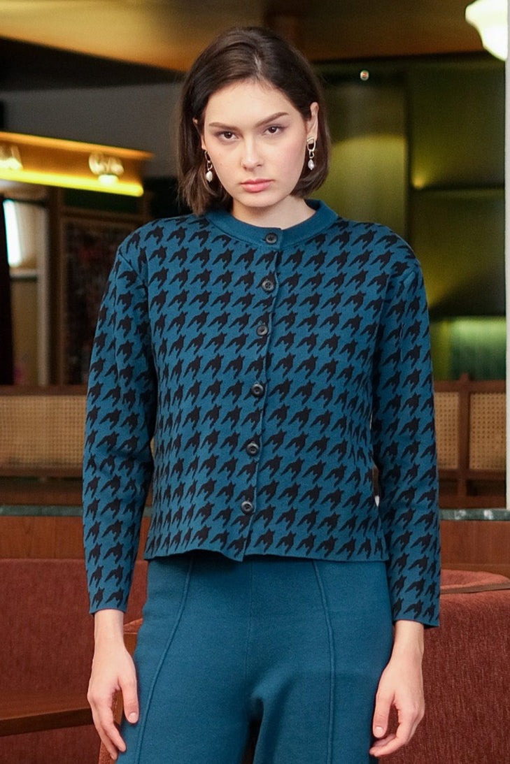 Asiro Urvi Top Knitted Outerwear Atasan Wanita Sweater