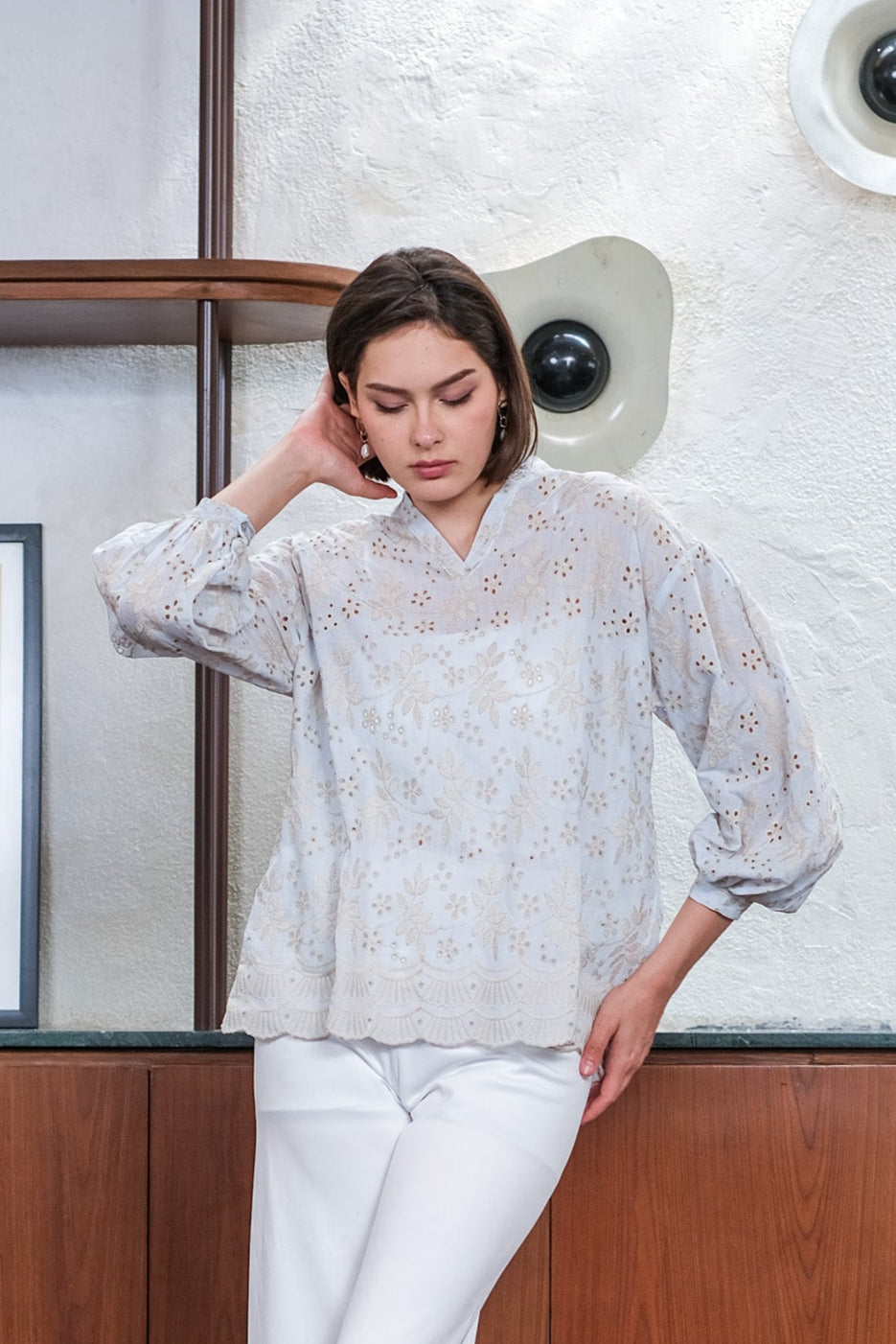 Asiro Afreen Blouse Atasan Wanita Linen