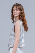 Load image into Gallery viewer, Asiro Revery Vest Tweed Atasan Wanita
