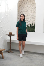 Load image into Gallery viewer, Roxy Knitted Blouse Emerald Green
