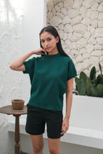 Load image into Gallery viewer, Roxy Knitted Blouse Emerald Green
