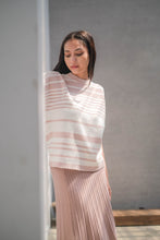 Load image into Gallery viewer, Abigail Knitted Blouse Dusty Pink
