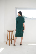 Load image into Gallery viewer, Kricell Knitted Dress Emerald Green
