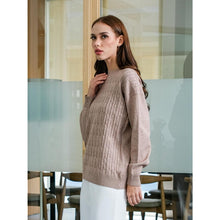 Load image into Gallery viewer, Asiro Violet Top Knitted Outerwear Pakaian Atasan Wanita
