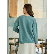 Load image into Gallery viewer, Asiro Mevi Top Knitted Outerwear Pakaian Atasan Wanita
