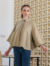 Load image into Gallery viewer, Asiro Kyo Linen Blouse Kemeja Atasan Wanita
