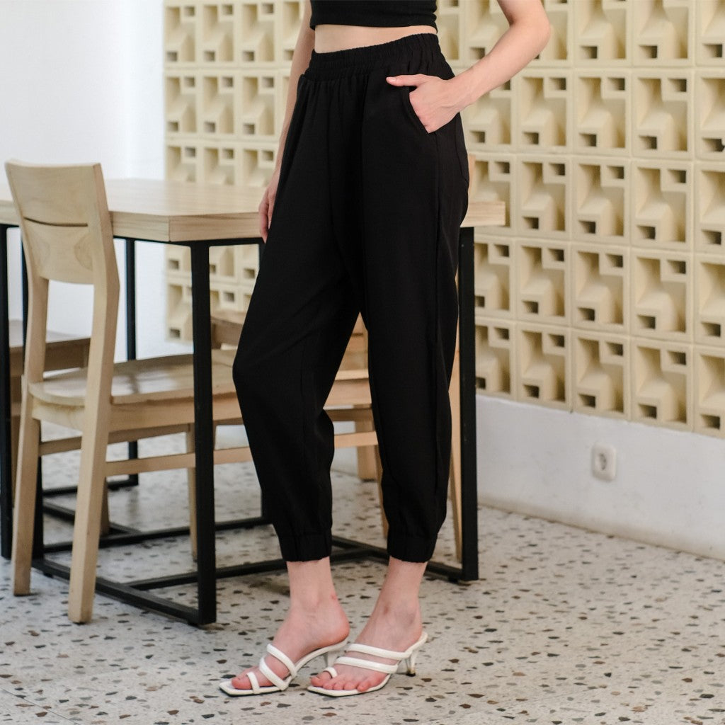 Asiro Gysva Jogger Pants Polycotton Celana Bawahan Wanita