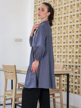 Load image into Gallery viewer, Asiro Irene Top Linen Dress Gaun Wanita
