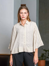 Load image into Gallery viewer, Asiro Kyo Linen Blouse Kemeja Atasan Wanita
